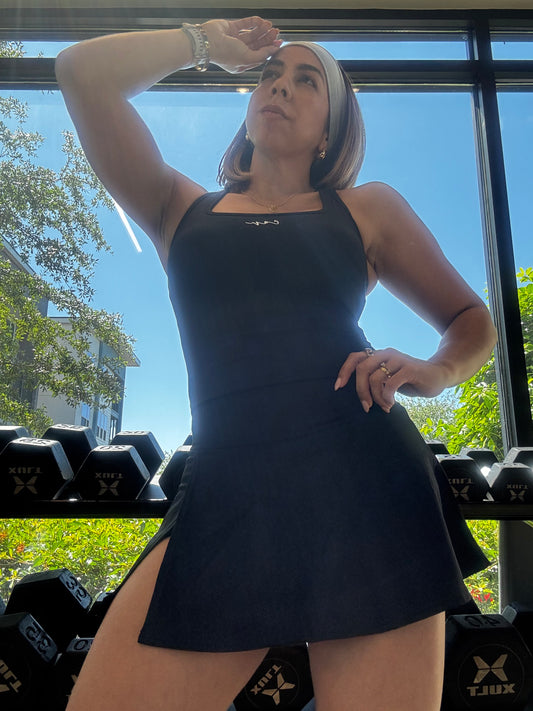 TENNIS BLACK SKIRT